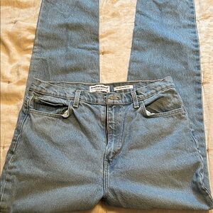 American Apparel Men's Light Blue Straight Jeans